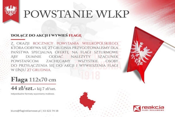 flaga Powstania Wielkopolskiego